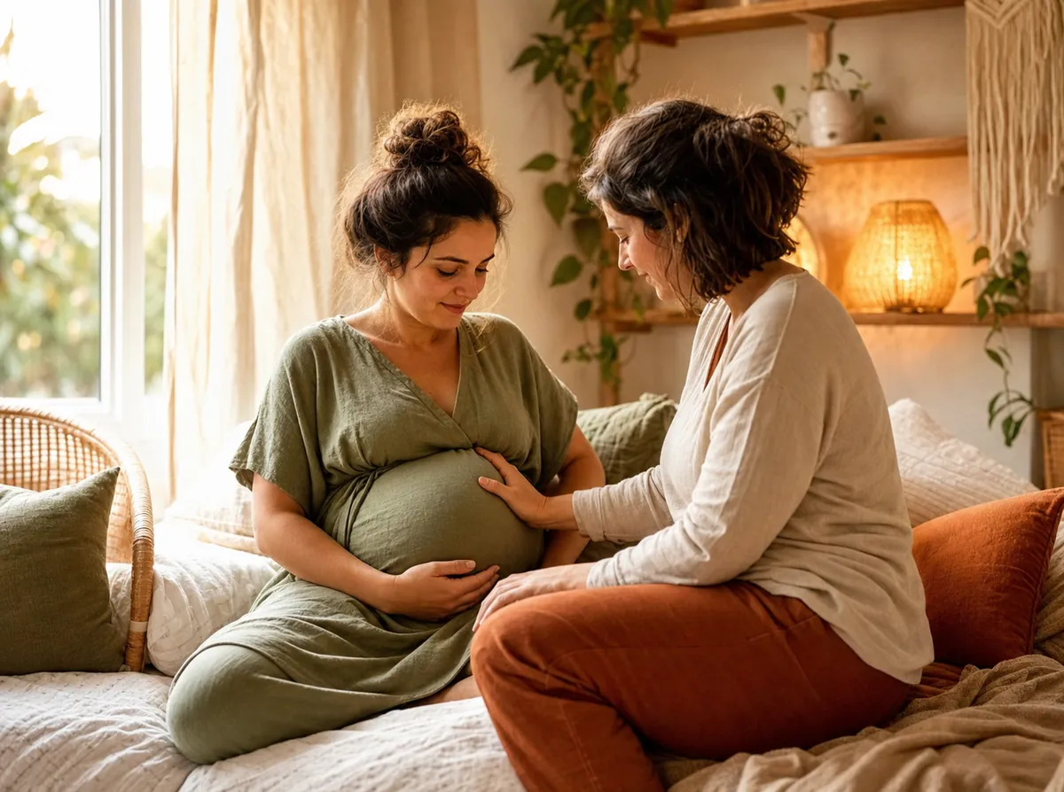 Aperçu d'un site de doula réalisé par therapeute.club