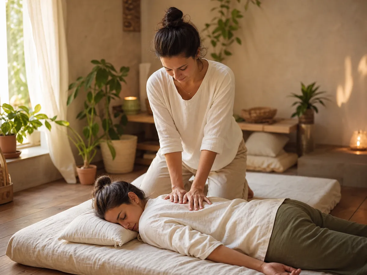 Aperçu d'un site de praticien shiatsu réalisé par therapeute.club